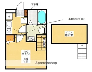 M’sフラット【1階】の間取り