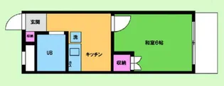 ベルハイツ大谷【5階】の間取り