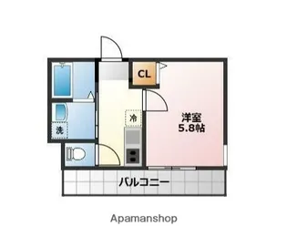 HALEAみその台【3階】の間取り