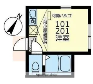 コート・ライズ神大寺【1階】の間取り