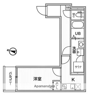 T’S CUORE横濱元町【3階】の間取り