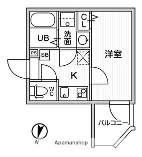 T’S CUORE横濱元町【2階】の間取り