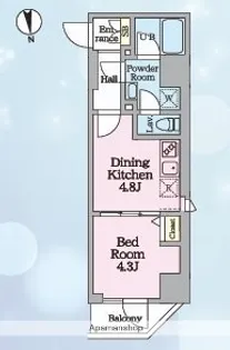 HY’S TSURUKAWA【2階】の間取り