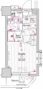ガーラ・シティ横浜反町【8階】の間取り