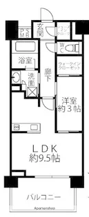クリオラベルヴィ横濱サウス【7階】の間取り