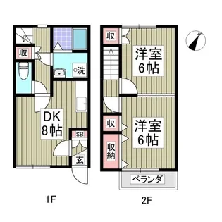 サクシードT【1階】の間取り