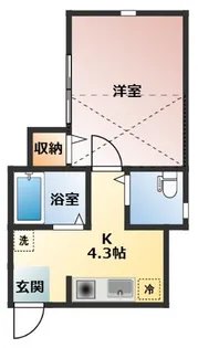 B’COLLECT衣笠【2階】の間取り