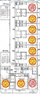 能見台マンション【3階】の間取り