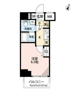 MAXIV横浜吉野町NORTH【6階】の間取り