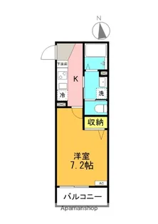 FARBE本厚木【3階】の間取り
