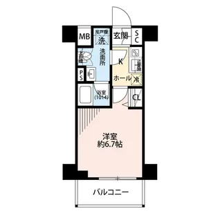 プレール・ドゥーク横濱子安【3階】の間取り