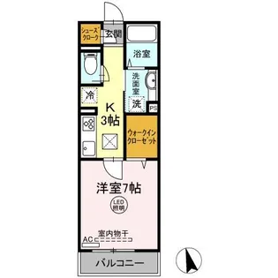 エタンセル【2階】の間取り