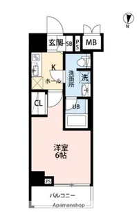 SQUARE CITY YOKOHAMA NEGISHI Ⅱ【4階】の間取り