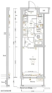 LOG登戸STATION SIDE【1階】の間取り