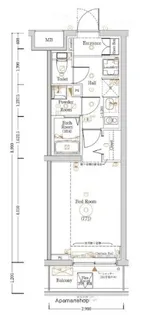 LOG登戸STATION SIDE【1階】の間取り