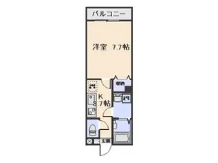 アムールマリー【1階】の間取り