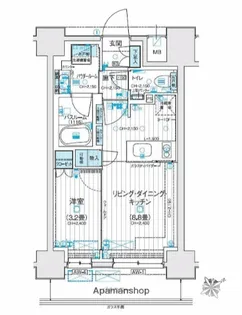 デュオステージ海老名Ⅱ【7階】の間取り