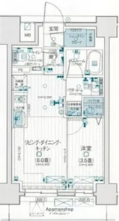 デュオステージ海老名Ⅱ【7階】の間取り
