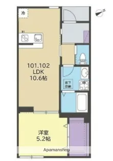 グローブテラス金沢文庫【1階】の間取り