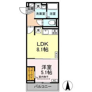 ネオアイリス大森【3階】の間取り