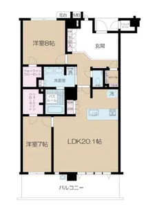 NISSHIN GRANDPALACE茅ヶ崎東海岸【3階】の間取り