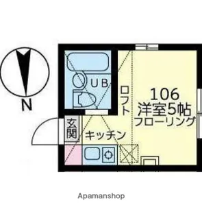ユナイト岡沢パフェ・ドゥ・モンブラン【1階】の間取り
