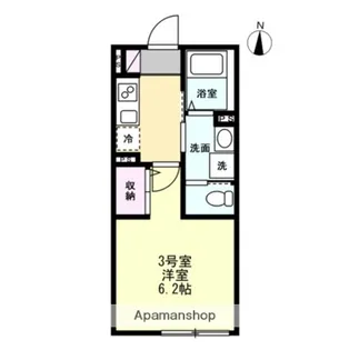ベイルームグラン海老名【1階】の間取り