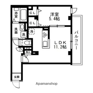 ディアコートあざみ野【3階】の間取り