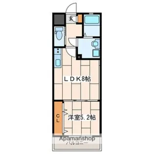 FLOWER COURTⅡ【2階】の間取り