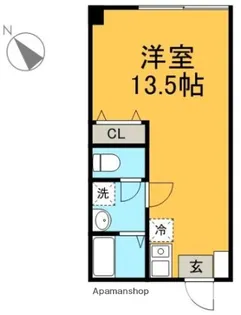 第18明智ビル【3階】の間取り
