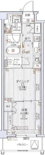 AXAS菊名LR【3階】の間取り