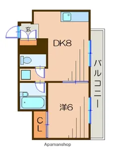 サウスコート中野【3階】の間取り
