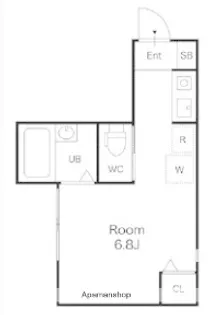 ZAIZENハイツ【2階】の間取り