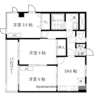 フォレスト・フィールド【2階】の間取り