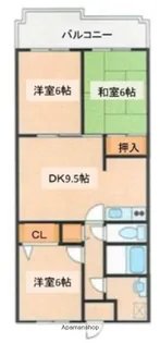 テルージュ菊名Ⅰ【2階】の間取り