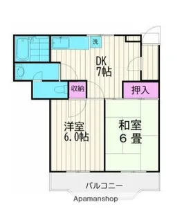 ライトパレスT【3階】の間取り