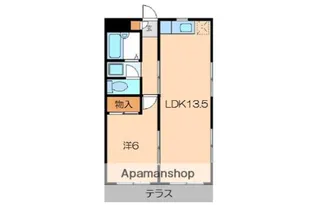 エヴァグリーン中村【1階】の間取り