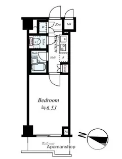神奈川県川崎市中原区下沼部【マンション】の間取り