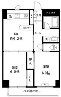 ヴェルドミール梶ヶ谷【1階】の間取り
