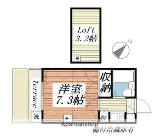 ゼフィランサス大磯【101号室】の間取り