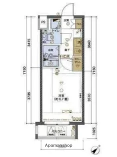 リヴシティ横浜東ベイサイド【6階】の間取り