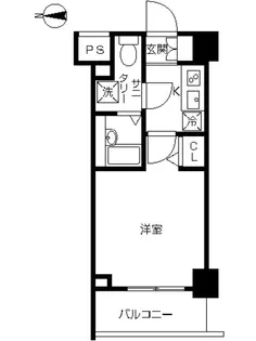 スカイコート川崎西口【603号室号室】の間取り