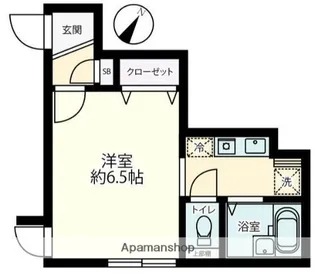 マークコート日吉【1階】の間取り