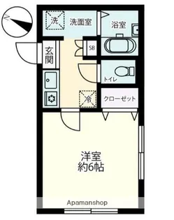 マークコート日吉【1階】の間取り
