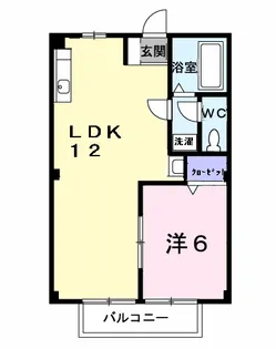ローズコート【2階】の間取り