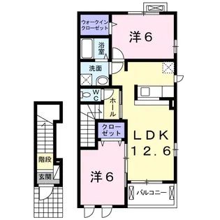 セピアコート ヤマカナ【2階】の間取り