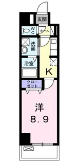 リヴィエールプラス【7階】の間取り