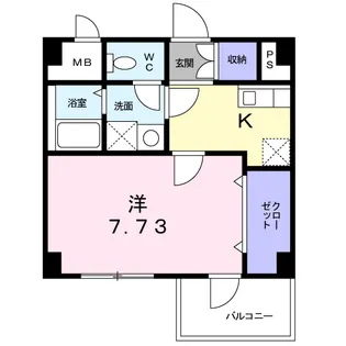 T&A横浜白金【3階】の間取り