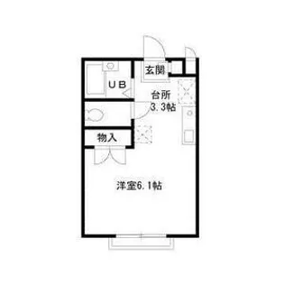 エステート南野【2階】の間取り