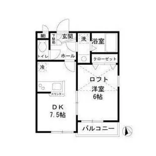 レピハイム【2階】の間取り